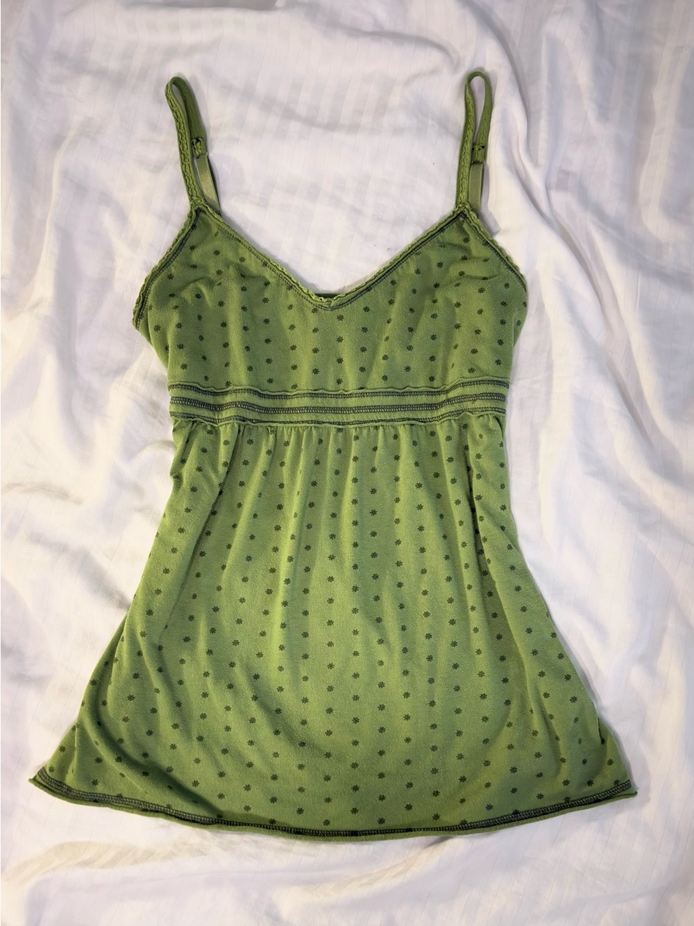 Insanely Rare Green Polkadot Aeropostale Babydoll Top